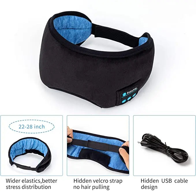 Maska za Spavanje sa Bluetooth zvučnicima