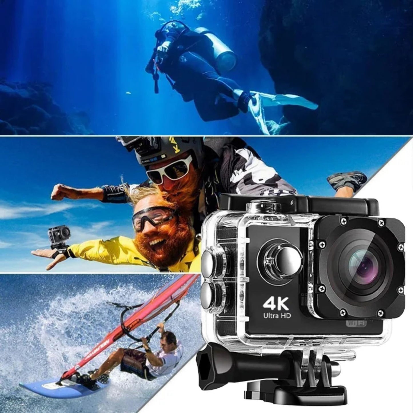 Akciona sportska KAMERA - ULTRA HD 4K WiFi
