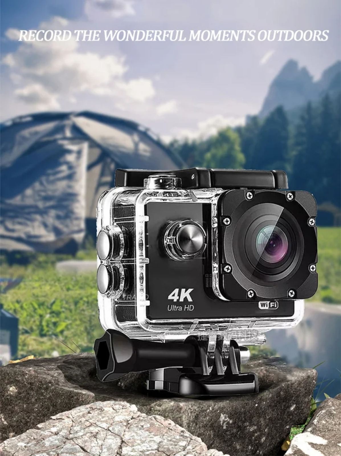 Akciona sportska KAMERA - ULTRA HD 4K WiFi